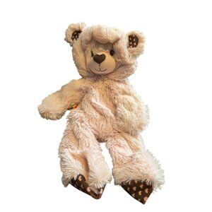 Build-A-Bear Cuddly Hearts Bear Skin Pink Brown Feet Ears Unstuffed BAB